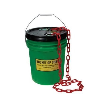 Accuform BUCKET OF CHAIN COLOR REDLENGTH 100 PRC210RD PRC210RD